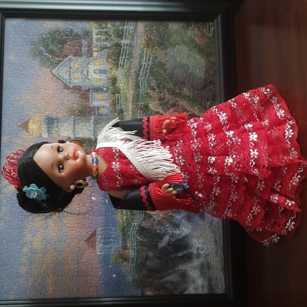 Doll Dressed In Red - Picture 3 of 10